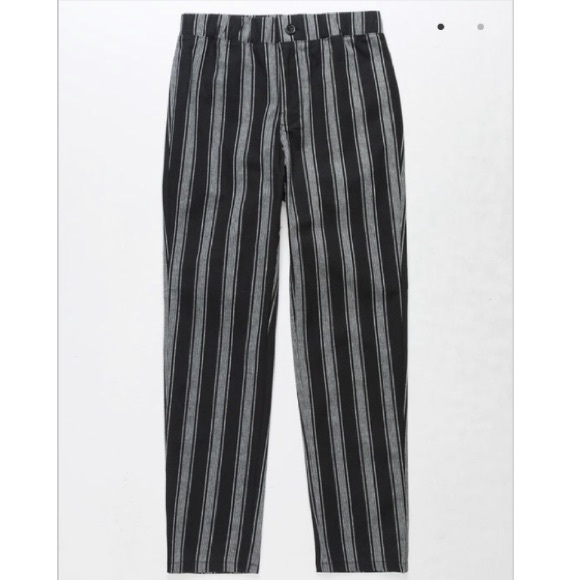 black and white striped bottoms